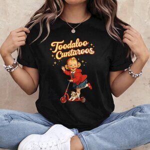 Toodaloo Scooter Girl T-Shirt, Retro Funny Farewell Graphic Tee